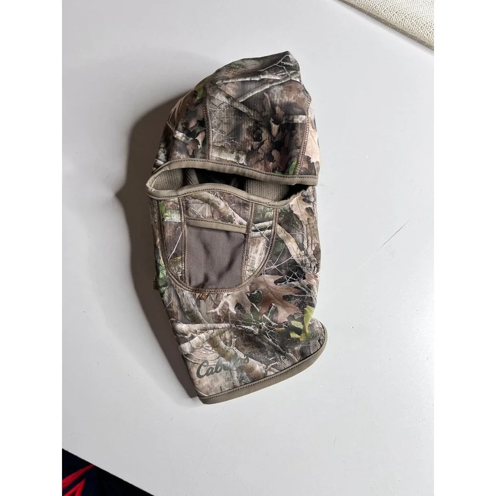 Cabelas Mens TrueTimber Kanati Camo Fleece‎ Lined Hunting Balaclava Face Mask